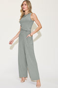 Load image into Gallery viewer, Basic Bae Full Size Ribbed Tank and Wide Leg Pants Set
