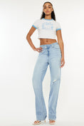 Load image into Gallery viewer, Kancan Distressed High Waist Straight Jeans
