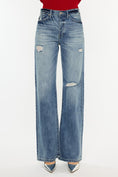 Load image into Gallery viewer, Kancan Distressed High Waist Bootcut Jeans
