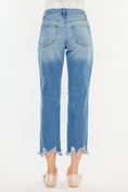 Load image into Gallery viewer, Kancan Distressed Frayed Hem Cropped Jeans
