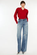 Load image into Gallery viewer, Kancan Distressed High Waist Bootcut Jeans
