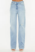 Load image into Gallery viewer, Kancan Distressed High Waist Straight Jeans
