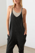 Load image into Gallery viewer, Le Lis Waffle Knit Side Pocket Jumpsuit
